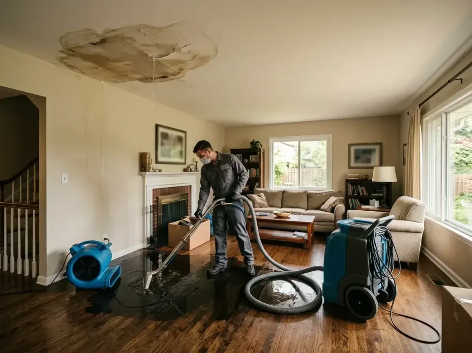attic-pipe-burst-ceiling-drip-008 — frequently asked questions, Water Damage Restoration & Carpet Care in Roaring Spring, PA